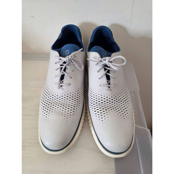 Cole Haan Men's 2.ZERØGRAND Laser Wingtip Oxfords Size 13M $300 - Picture 2 of 10